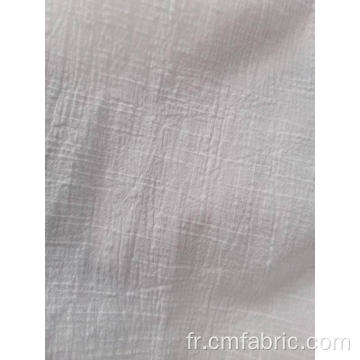 Tissu de crêpe texturé à 100% coton tissé coton